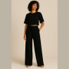 Georgette Crepe NOIR Black